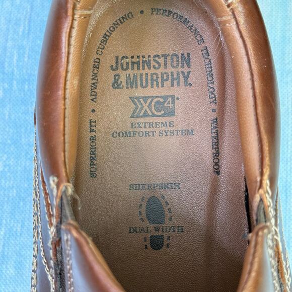 Johnston & Murphy Colvard XC4 Sheepskin Leather Shoes Men\'s 11 Slip On Loafer main image 4